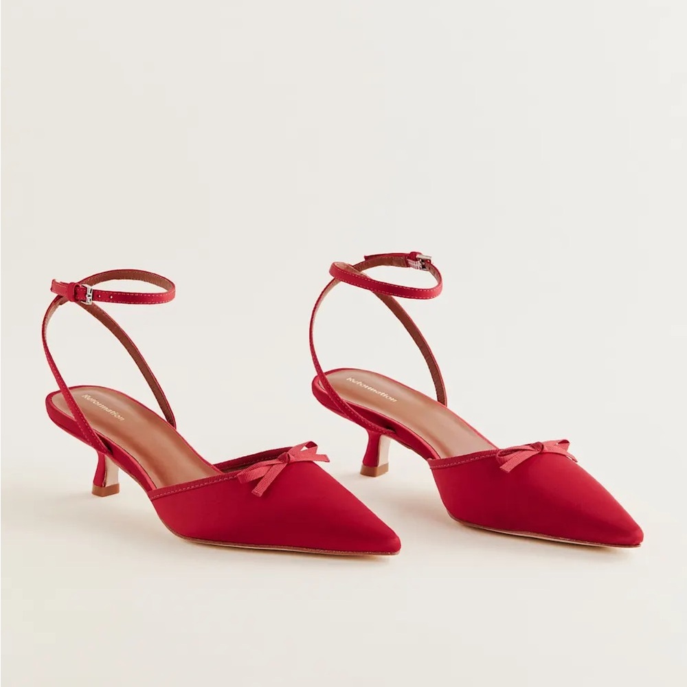 Reformation wade kitten heel